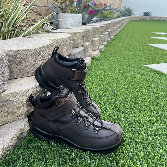 Apex Brown Leather Outdoor Boots - Picture 2 of 10